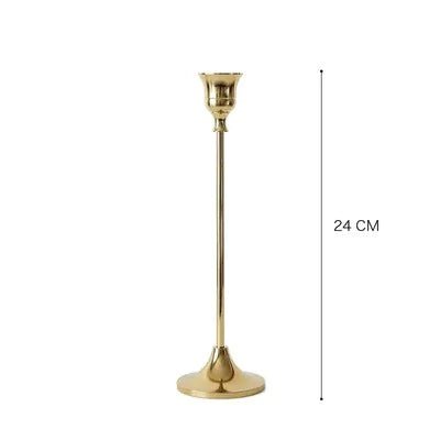 Classic Antique Gold Candle Stand - Catch Cards