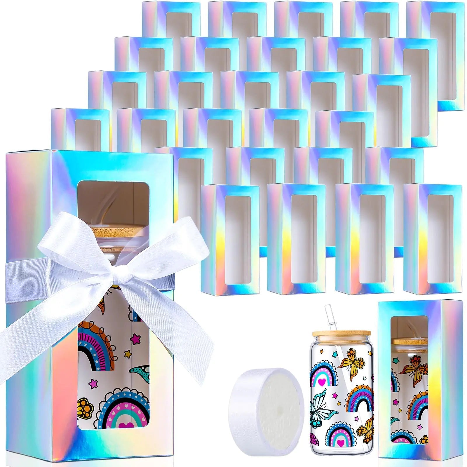 Clear GiftBox 60 - Pack for Sublimation Tumblers - Catch Cards