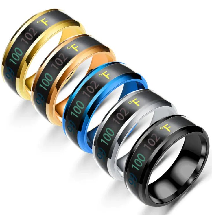 Color Shifting Ring, EmotionBand – Color Shifting Couple's Ring - Catch Cards