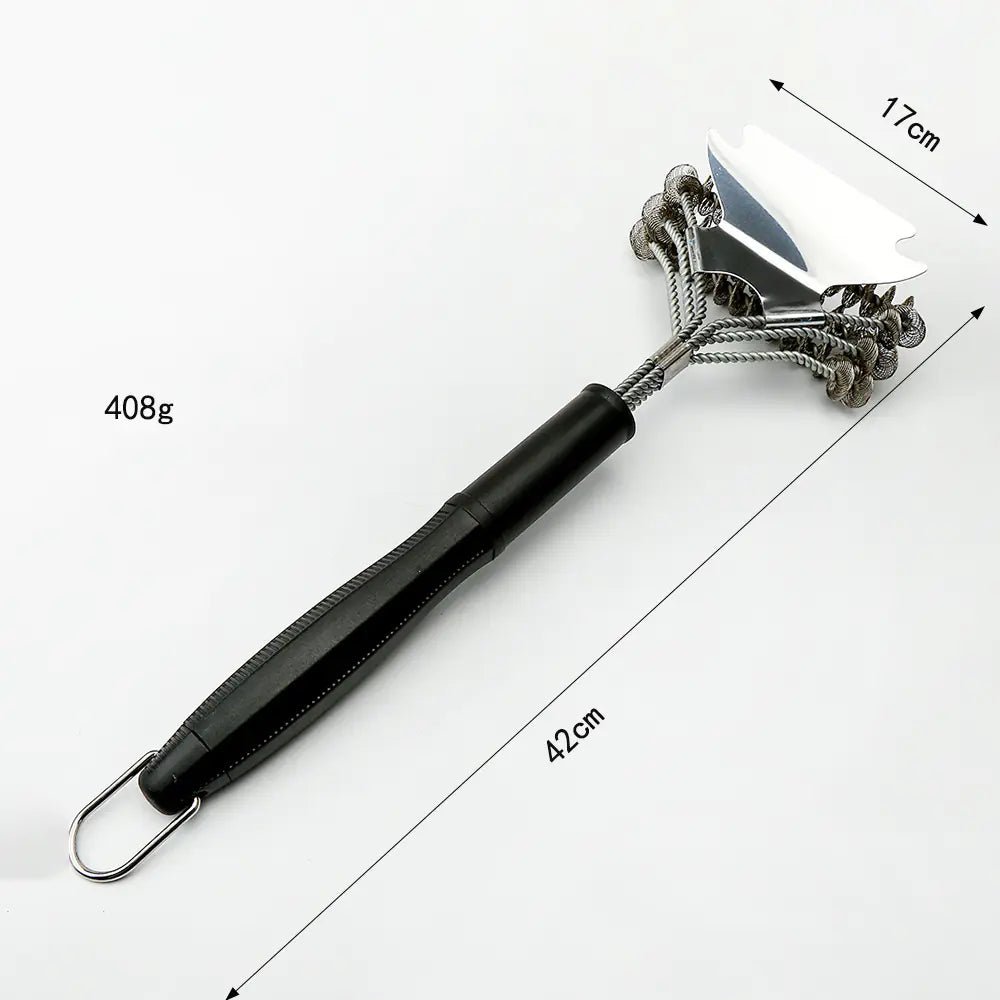 Conjunto de Escova para Grelha de Churrasco em Aço Inoxidável - Catch Cards