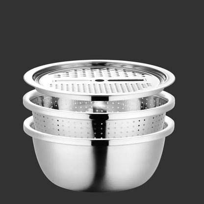 Conjunto de Ralador de Vegetais em Aço Inoxidável - Catch Cards