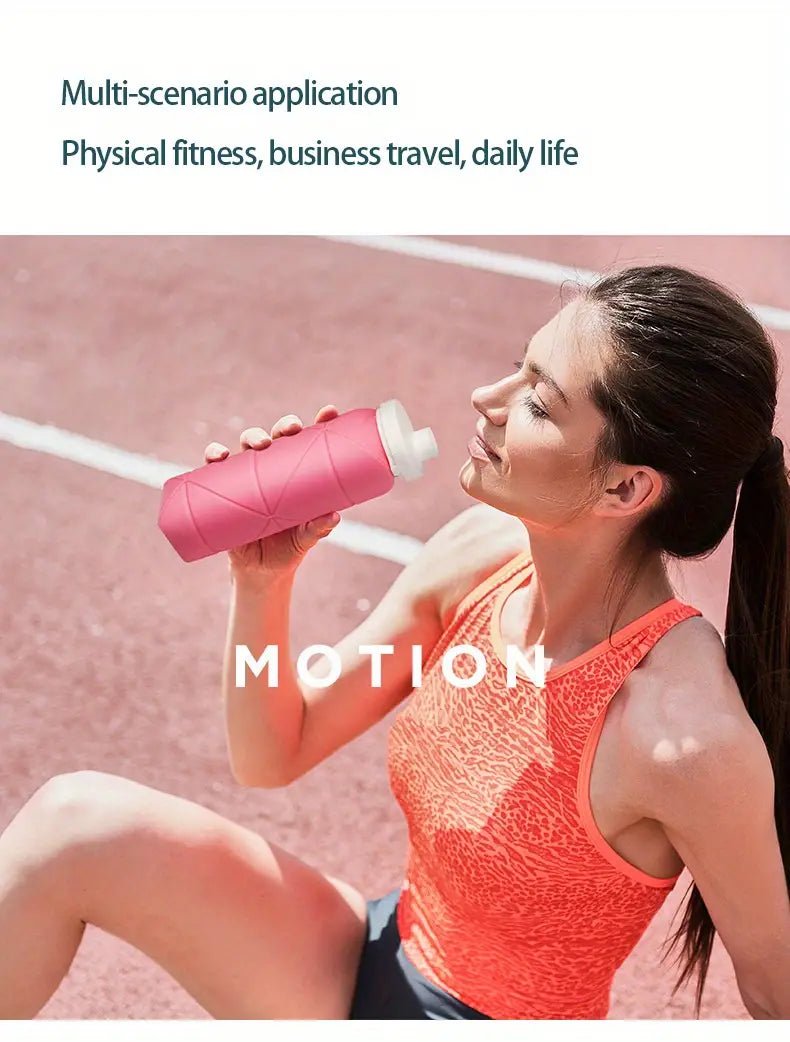 Copo de Água Dobrável de Silicone Portátil - Catch Cards