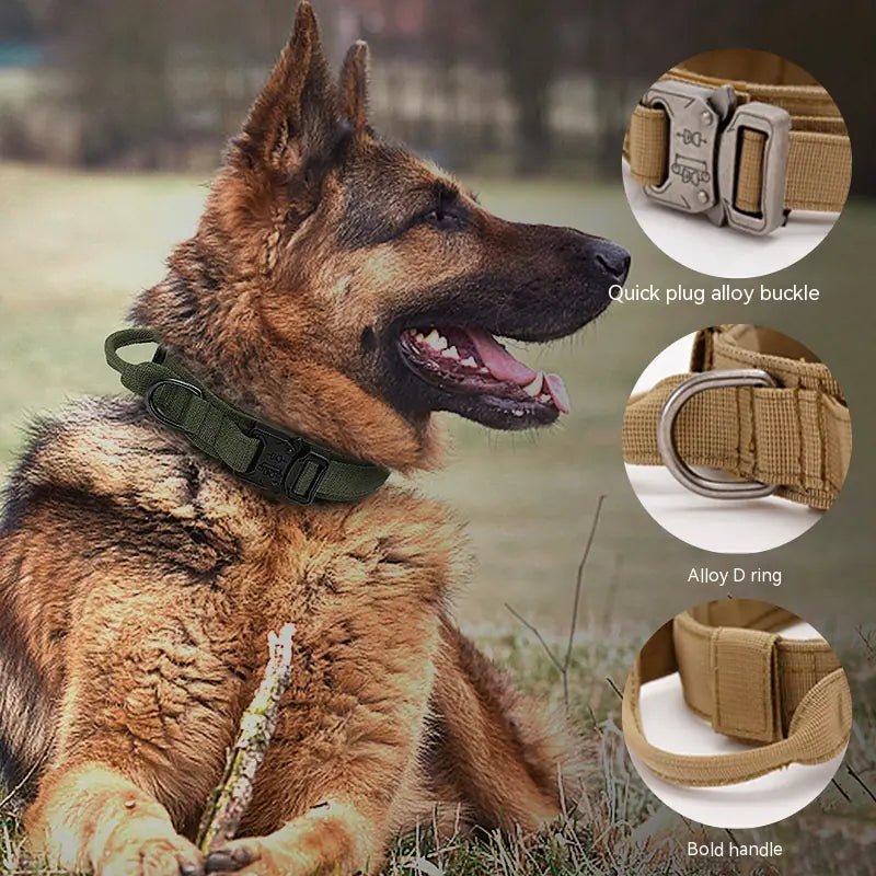 Correa Táctica Ajustable Camuflaje para Perros Grandes - Catch Cards