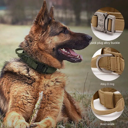 Correa Táctica Ajustable Camuflaje para Perros Grandes - Catch Cards