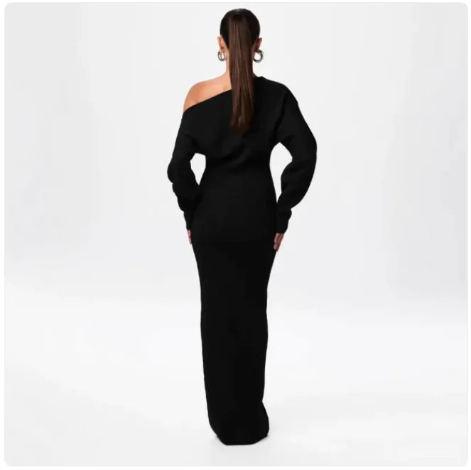 Long Sleeve Slim Dress WEM Support (www.WEM.support)