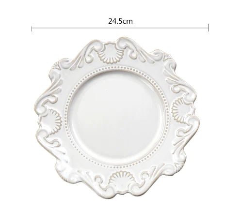 Creative Baroque European Tableware Set (Dinner Plates & Bowls) - Catch Cards