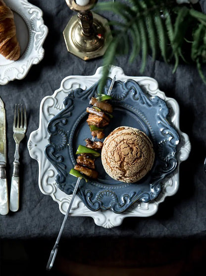 Creative Baroque European Tableware Set (Dinner Plates & Bowls) - Catch Cards