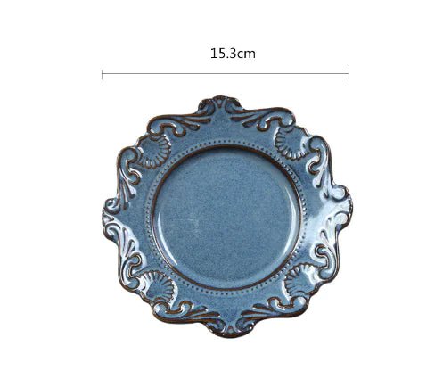 Creative Baroque European Tableware Set (Dinner Plates & Bowls) - Catch Cards