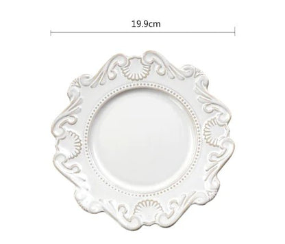 Creative Baroque European Tableware Set (Dinner Plates & Bowls) - Catch Cards