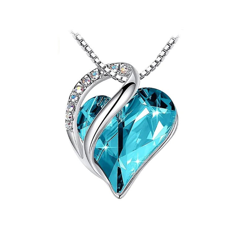 CrystalHeart Heart - Shaped Pendant Necklace - Catch Cards