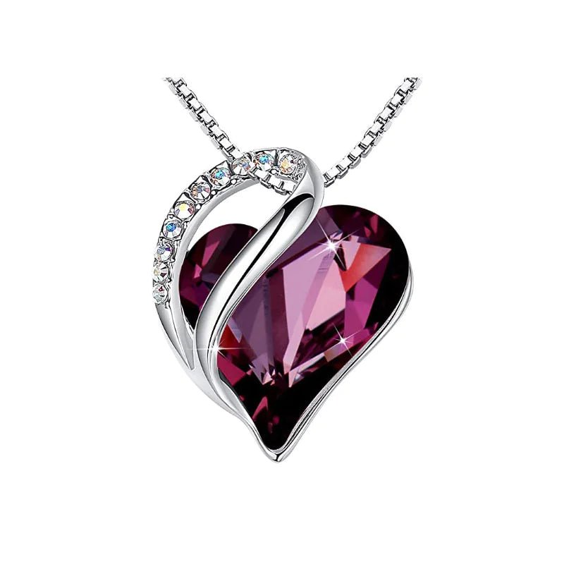 CrystalHeart Heart - Shaped Pendant Necklace - Catch Cards