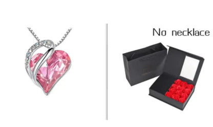 CrystalHeart Heart - Shaped Pendant Necklace - Catch Cards