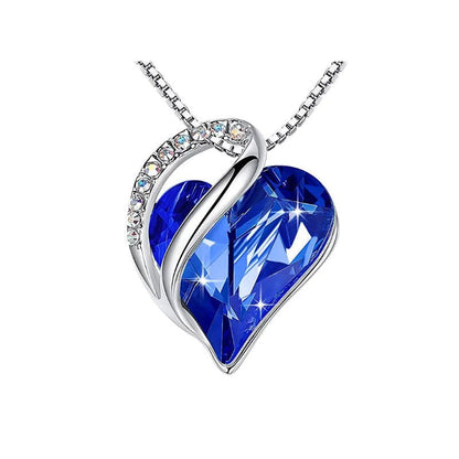 CrystalHeart Heart - Shaped Pendant Necklace - Catch Cards