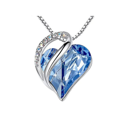 CrystalHeart Heart - Shaped Pendant Necklace - Catch Cards