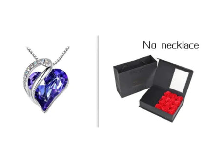 CrystalHeart Heart - Shaped Pendant Necklace - Catch Cards