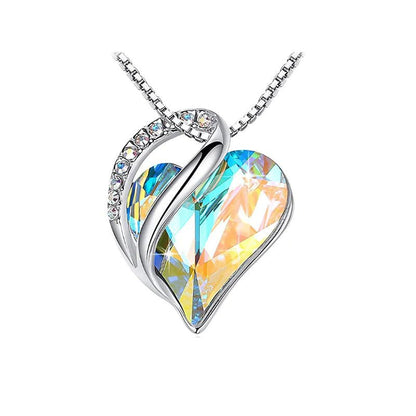 CrystalHeart Heart - Shaped Pendant Necklace - Catch Cards