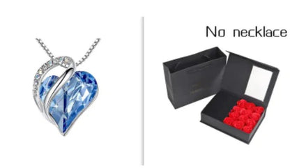 CrystalHeart Heart - Shaped Pendant Necklace - Catch Cards