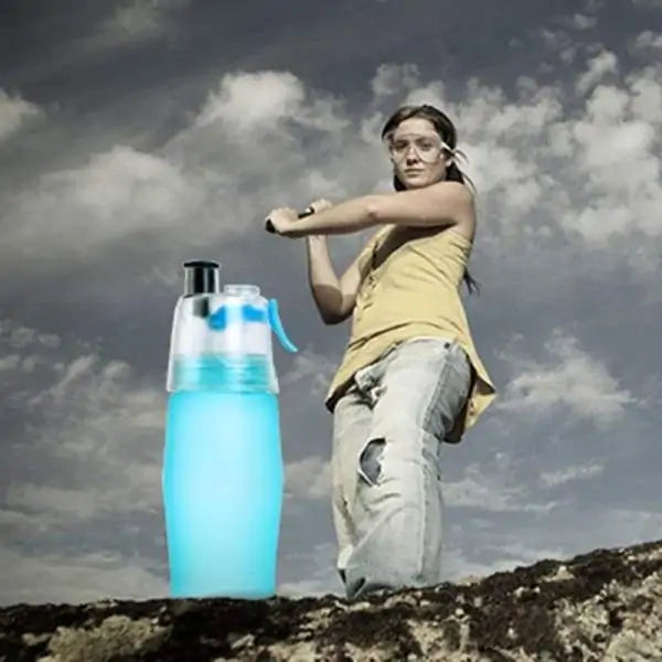 Sportflasche mit Deckel WEM Support (www.WEM.support)