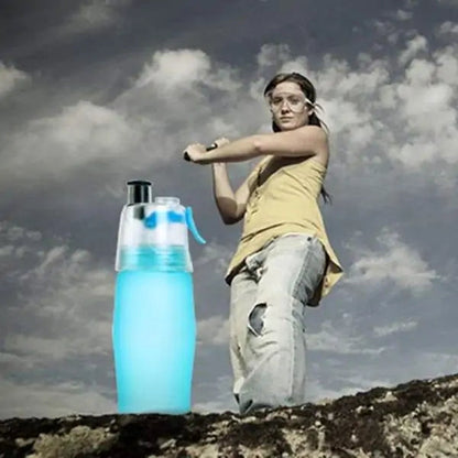 Sportflasche mit Deckel WEM Support (www.WEM.support)