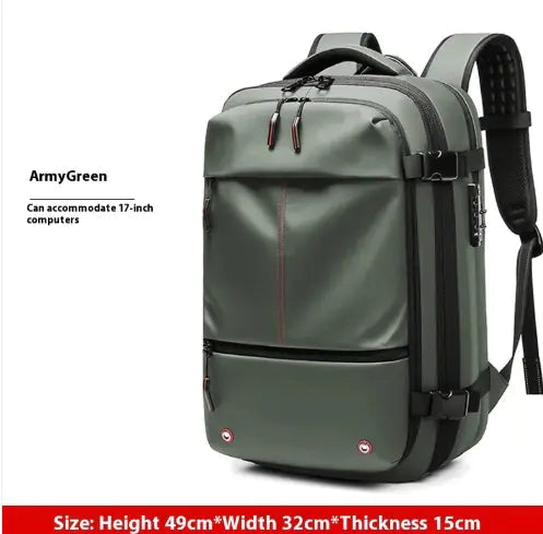 Travel Backpack for Men WEM Support (www.WEM.support)
