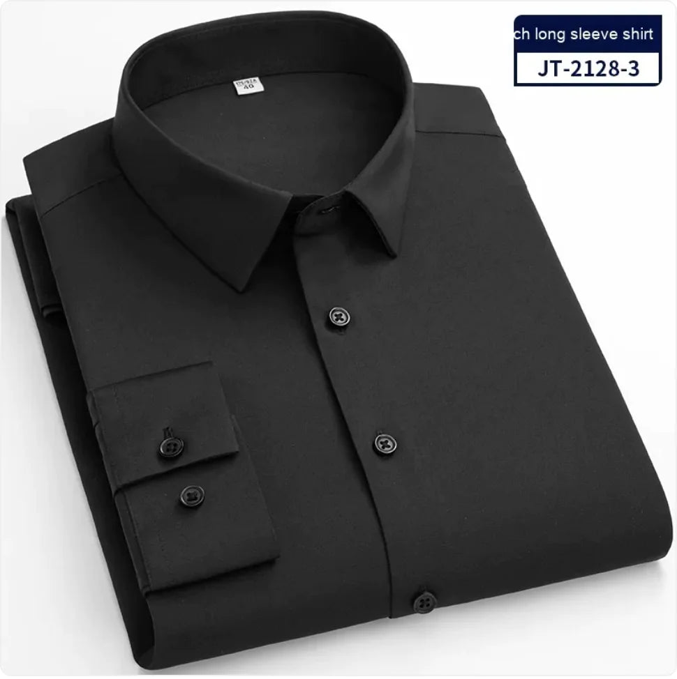 Men's Seamless Elastic Long-Sleeve Shirt HejK.com