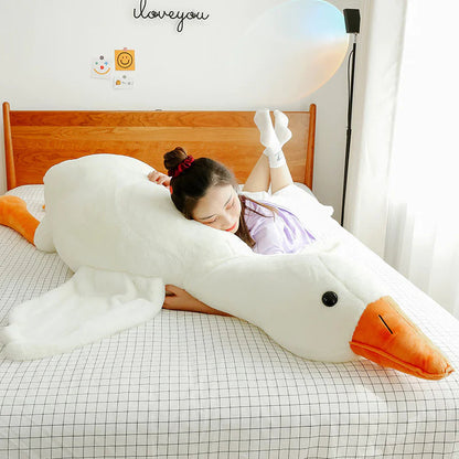 White Geese Plush Toy WEM Support (www.WEM.support)