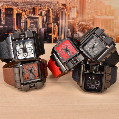 Casual Square Wristwatch WEM Support (www.WEM.support)