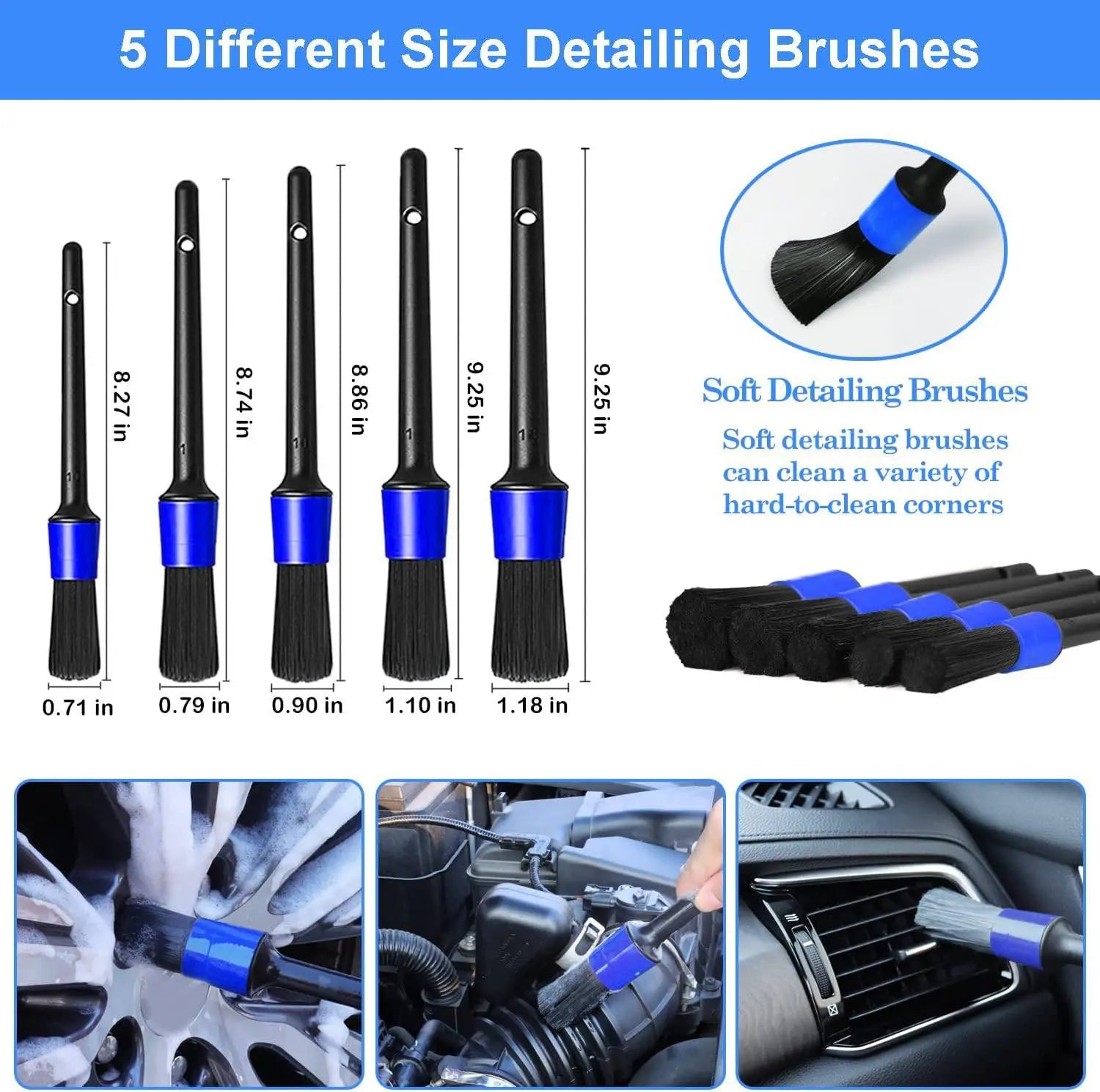 26Pcs Car Detailing Brush Set Drill - HejK.com Marketplace LLC
