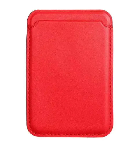 MagSafe Leather Card Case - Compatible with Apple, Magnetic Back Protective Case WEM Support (www.WEM.support)