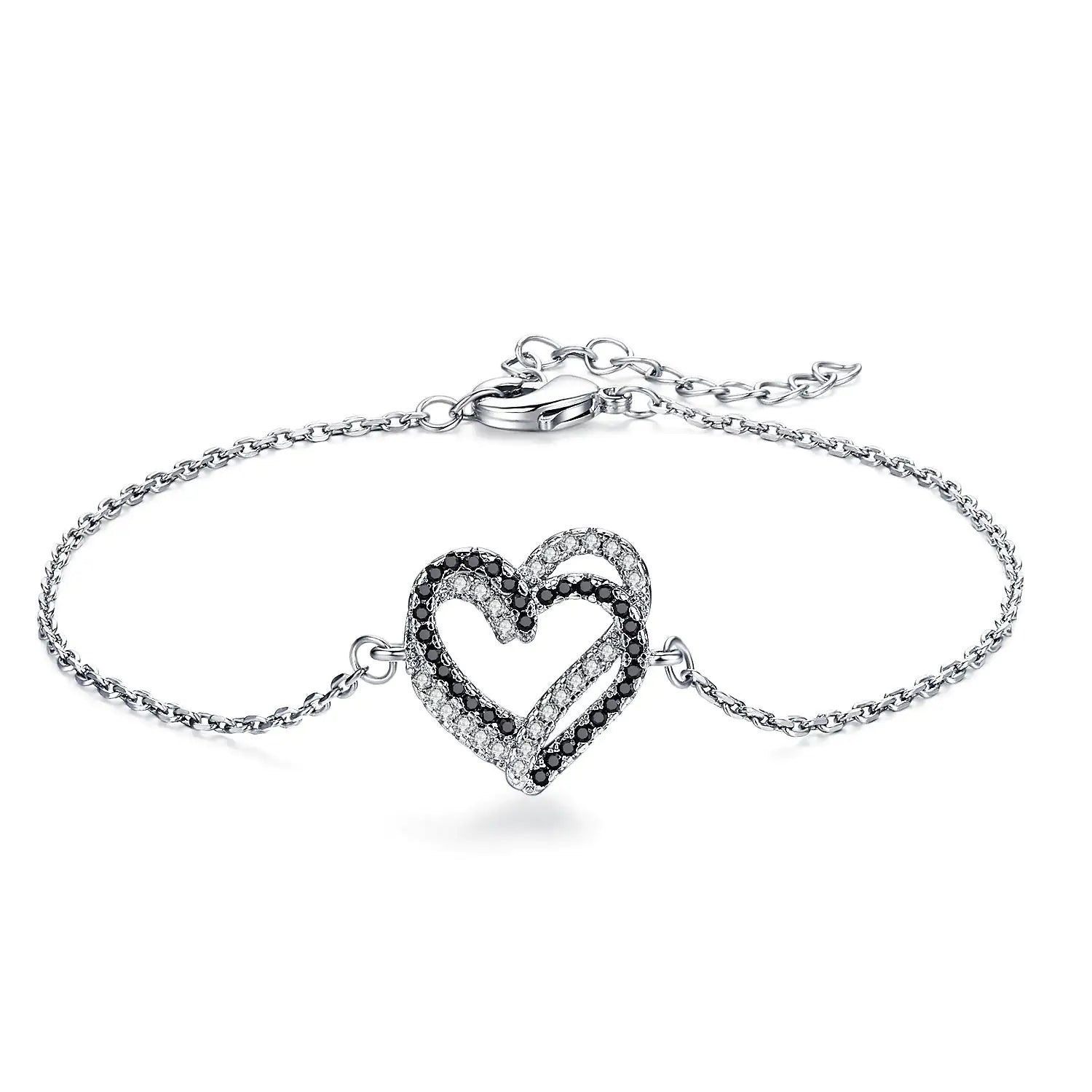 Titanium Steel Exquisite Cute Fashion Heart Bracelet WEM Support (www.WEM.support)