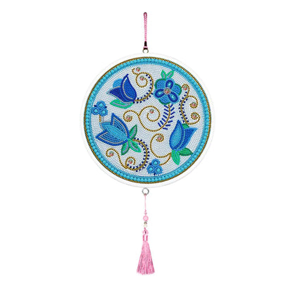 Butterfly Diamond Painting Pendant with Tassel Design