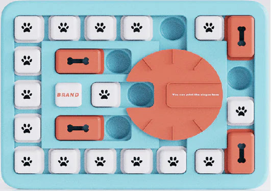 Interactive Slow Feeder Puzzle Toy for Dogs WEM Support (www.WEM.support)