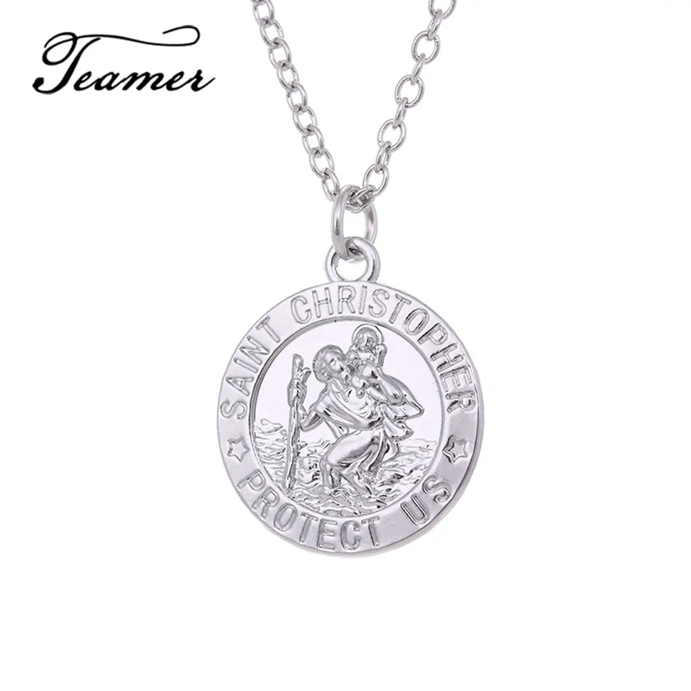 Saint Christopher Necklace WEM Support (www.WEM.support)