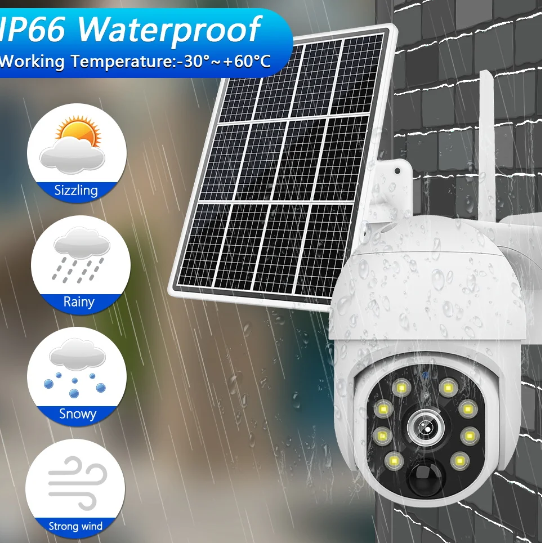 4G Solar Surveillance Camera Waterproof WEM Support (www.WEM.support)