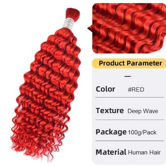 Deep Wave Women's Hair Extension Hair Bulk - Catch Cards