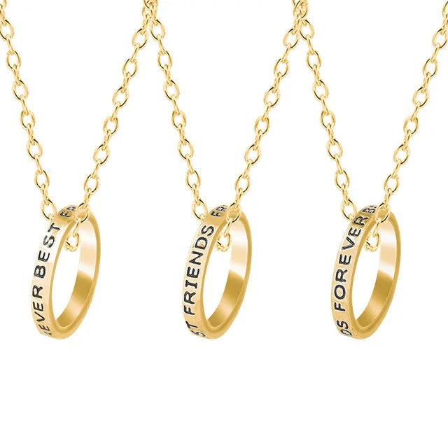 Star Moon Best Friend Pendant Necklace Set WEM Support (www.WEM.support)