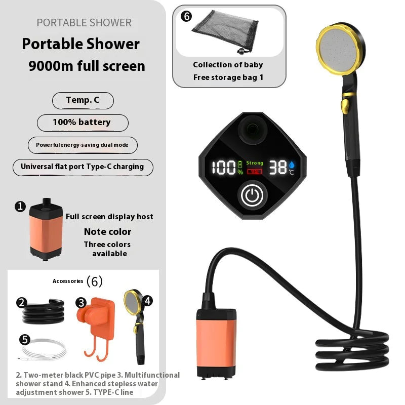 Portable Outdoor Shower WEM Support (www.WEM.support)