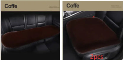 Car Seat Winter Plush Cushion WEM Support (www.WEM.support)