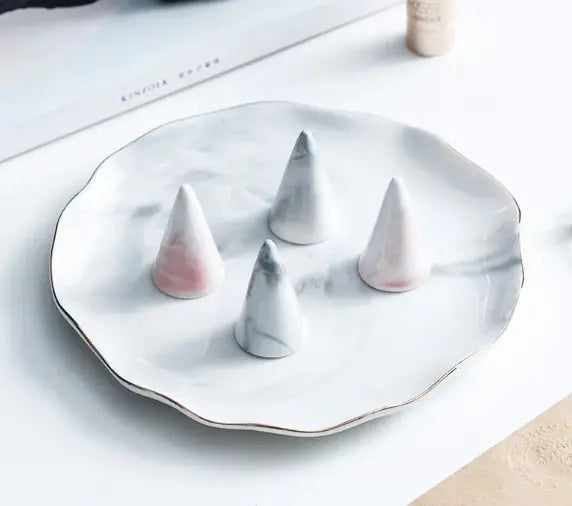 Marble Stand Jewelry Tray WEM Support (www.WEM.support)