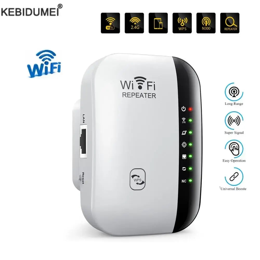 WiFi Repeater WiFi Extender Amplifier WEM Support (www.WEM.support)