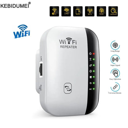 WiFi Repeater WiFi Extender Amplifier WEM Support (www.WEM.support)