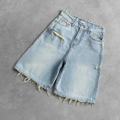 Vintage Distressed Denim Shorts HejK.com Marketplace LLC
