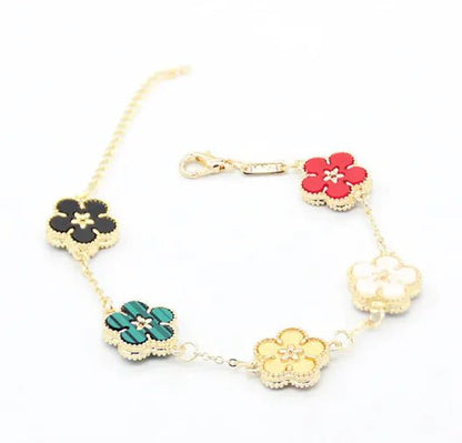 Double - Sided Plum Blossom Bracelet - Catch Cards