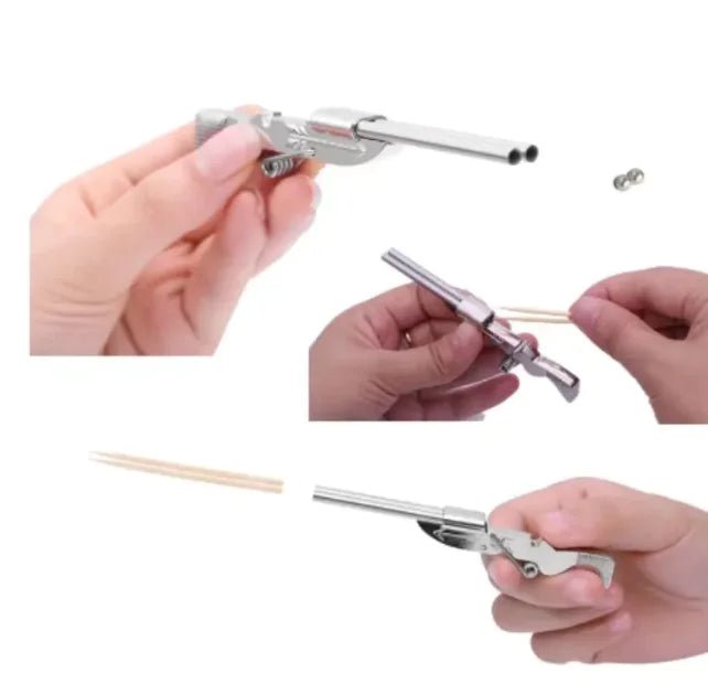 Double Tube Slingshot Toy - Catch Cards