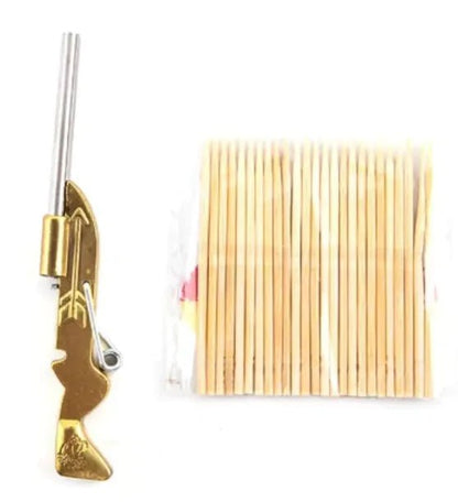 Double Tube Slingshot Toy - Catch Cards