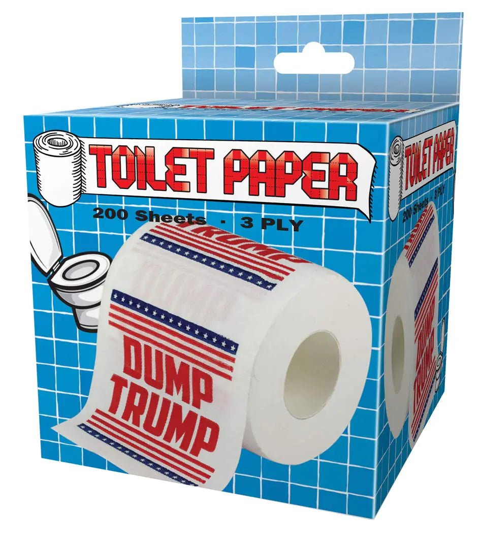 Dump Trump Novelty Toilet Paper 1 Roll - Catch Cards