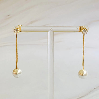 Dangling Pearl Earring WEM Support (www.WEM.support)