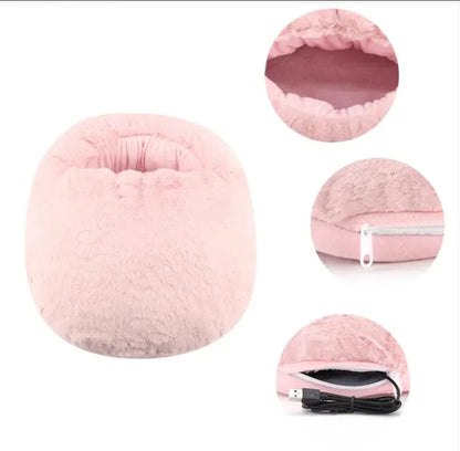 HeatEase™ Electric Foot Warmer Slippers – Winter Heating Pad & Cushion for Feet WEM Support (www.WEM.support)