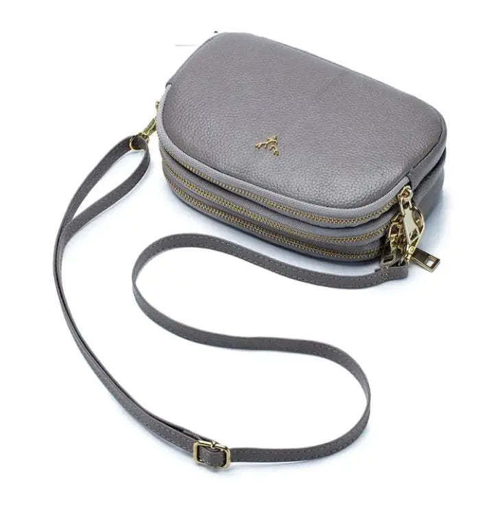 Leather cross-body mini bag WEM Support (www.WEM.support)