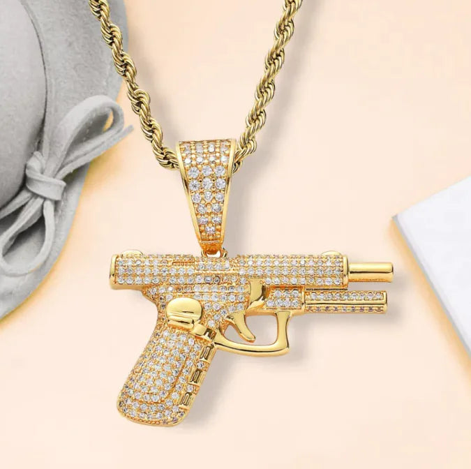 Diamond Inlay Hip-Hop Necklace HejK.com